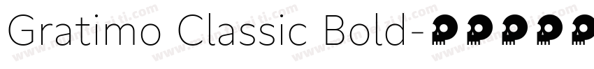Gratimo Classic Bold字体转换